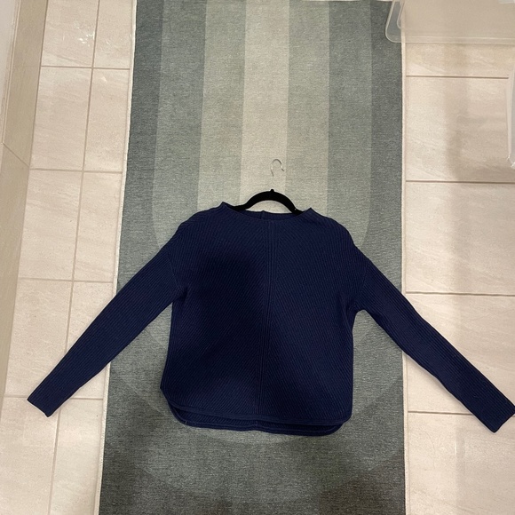 Blue Babaton Ribbed Sweater | XS | Aritzia - Picture 2 of 3